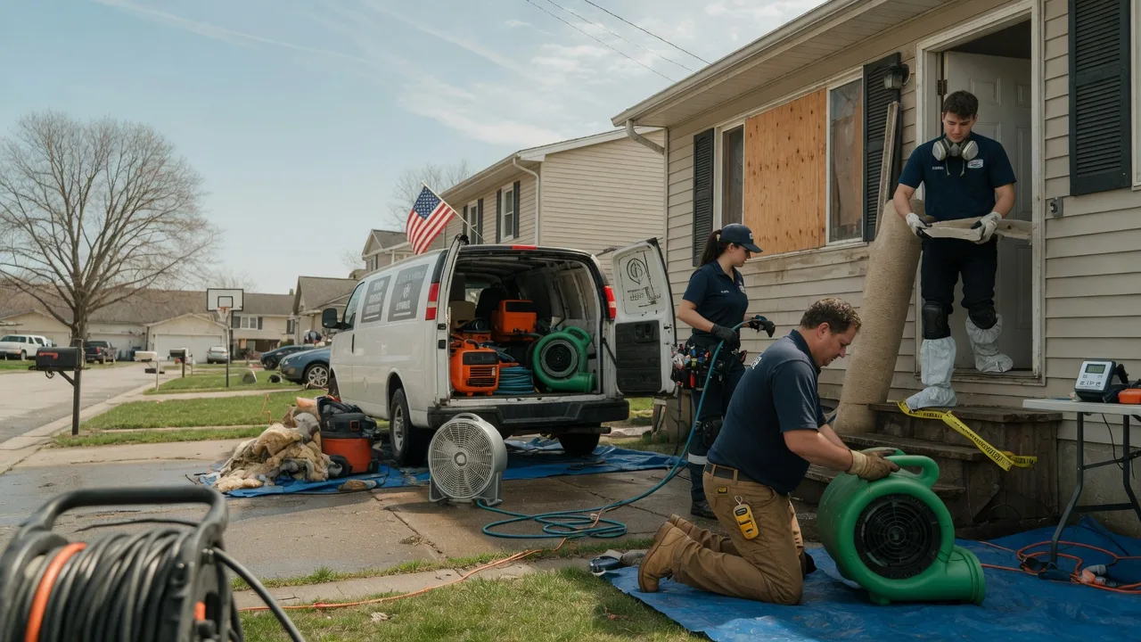 Water Damage Restoration in Webster, IN near me